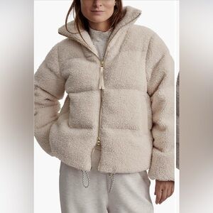 Varley Wilkins Sherpa Fleece Puffer Jacket